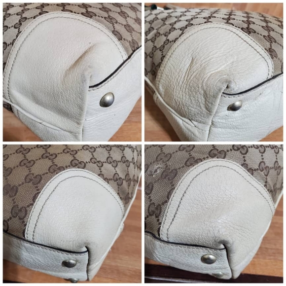 Authentic GUCCI Monogram Medium Princy Tote Off White - Picture 10 of 12